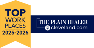 Top Workplaces 2025-2026 badge, The Plain Dealer